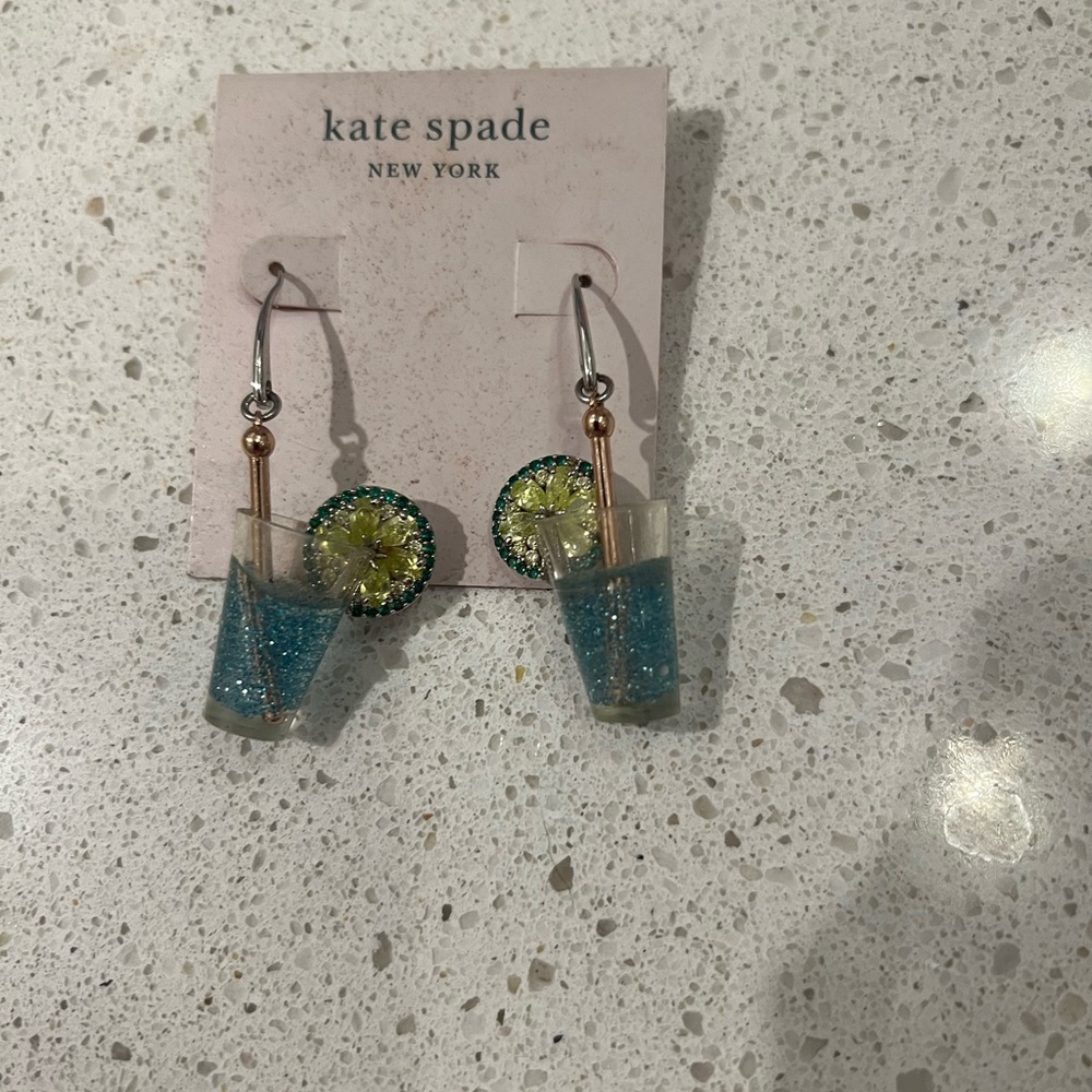 Kate Spade “Good Spirits” Resin  Earrings **Rare**
